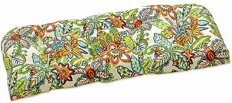 Floral Indoor/Outdoor Sofa Setee Swing Cushion, Tufted, Weather, and Fade Resistant, 19" x 44", Green/Pink Sophia, 1 Cou Lounge
Floral Indoor/Outdoor Sofa Setee Swing Cushion, Tufted, Weather, and Fade Resistant, 19" x 44", Green/Pink Sophia, 1 Cou Lounge