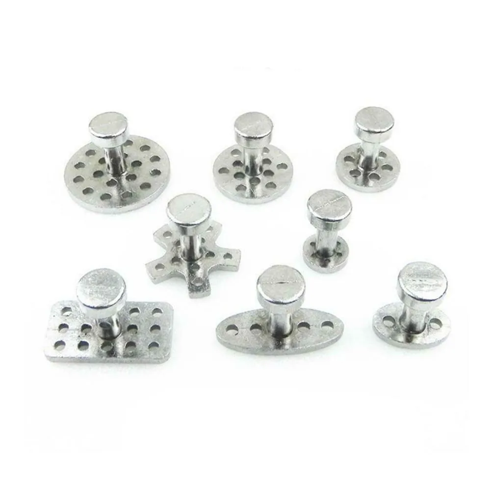 6 Sizes Car Body Dent Repair Aluminum Puller Tabs Cold Glue Kit Paintless-Tool For Universal Silver Car Scratch Remover Tab
6 Sizes Car Body Dent Repair Aluminum Puller Tabs Cold Glue Kit Paintless-Tool For Universal Silver Car Scratch Remover Tab