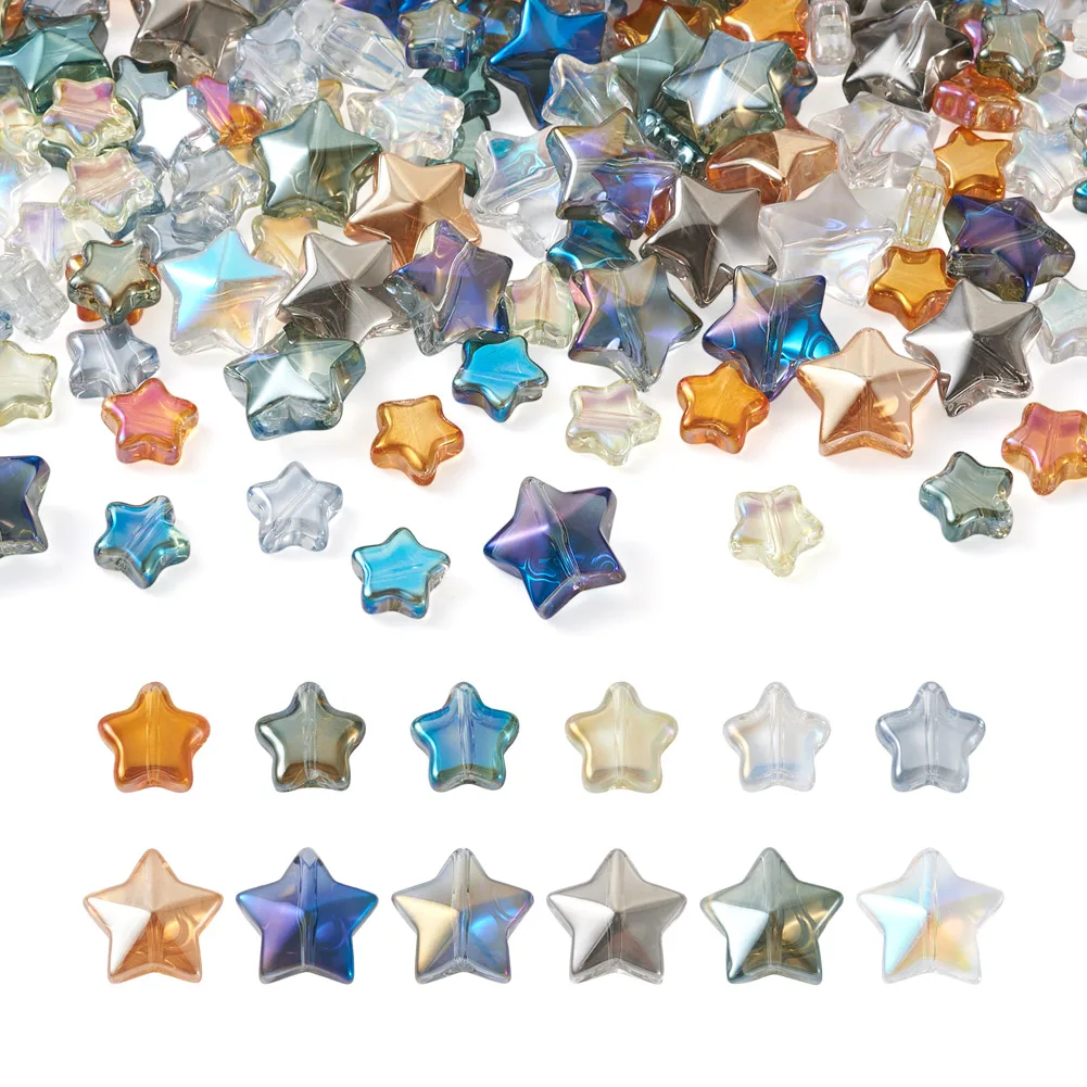 Kissitty 210Pcs Mixed Color Star Shape Electroplate Glass Beads Loose Beads Spacer Beads For Necklace Bracelet Jewelry Making
Kissitty 210Pcs Mixed Color Star Shape Electroplate Glass Beads Loose Beads Spacer Beads For Necklace Bracelet Jewelry Making