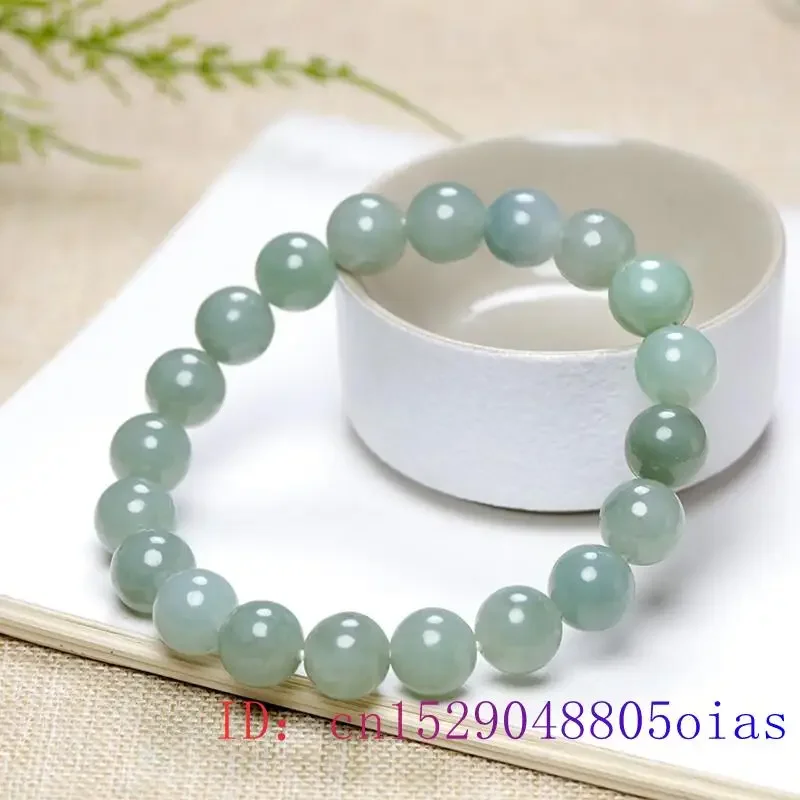 Jade Beads Bracelet Gift Gemstone Fashion Bangle Women Elastic Natural Emerald Amulet Charm Jadeite Men Jewellery
Jade Beads Bracelet Gift Gemstone Fashion Bangle Women Elastic Natural Emerald Amulet Charm Jadeite Men Jewellery