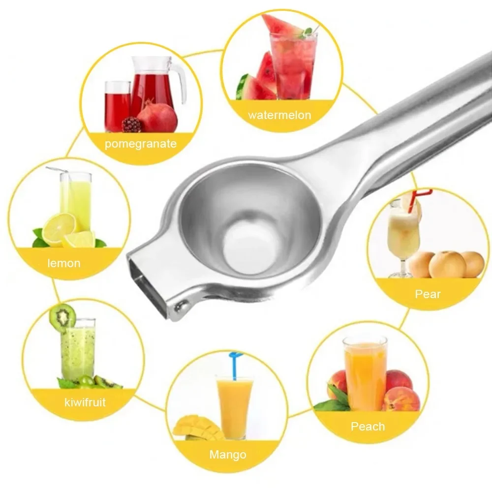 Stainless Steel Lemon Fruits Squeezer Orange Hand Manual Juicer Kitchen Tools Lemon Juicer Orange Queezer Juice Fruit Pressing 
Stainless Steel Lemon Fruits Squeezer Orange Hand Manual Juicer Kitchen Tools Lemon Juicer Orange Queezer Juice Fruit Pressing
