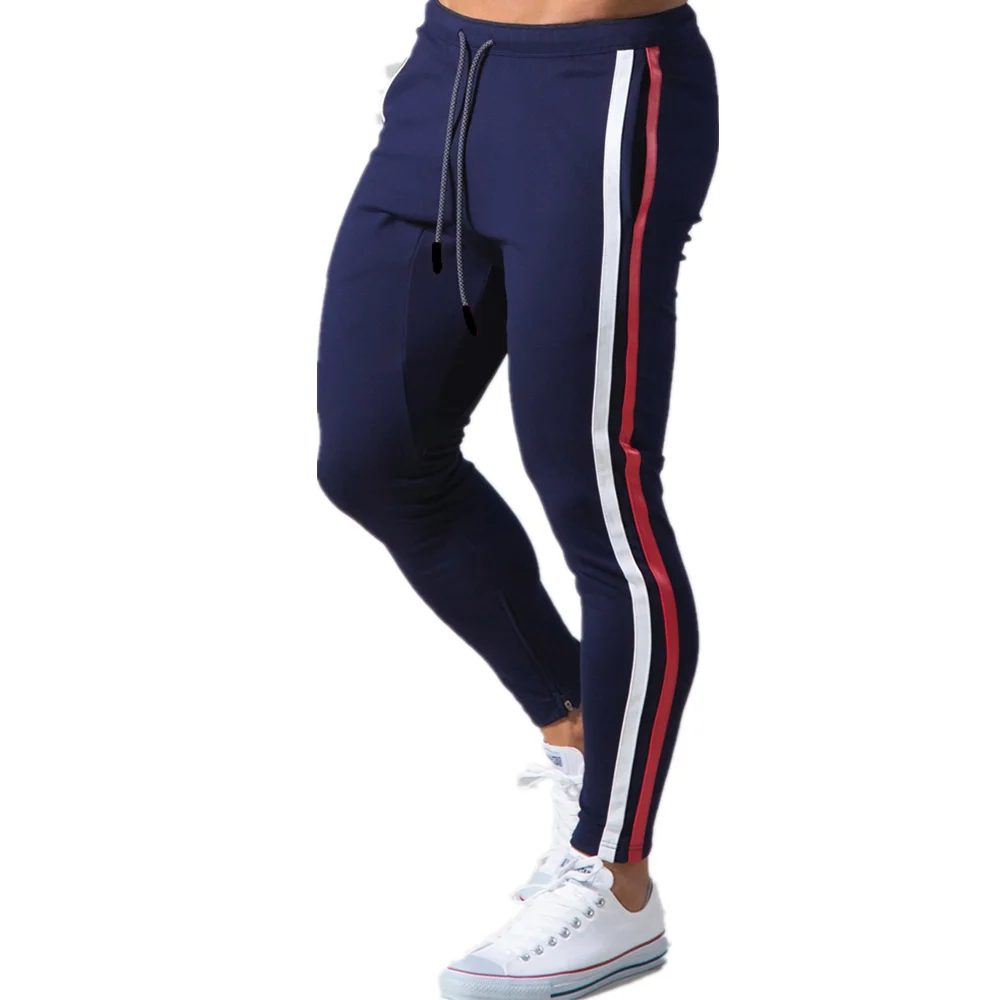 

Skinny Joggers Pants Men Running Sweatpants Cotton Track Pants Gym Fitness Sports Trousers Male Bodybuilding Training Bottoms