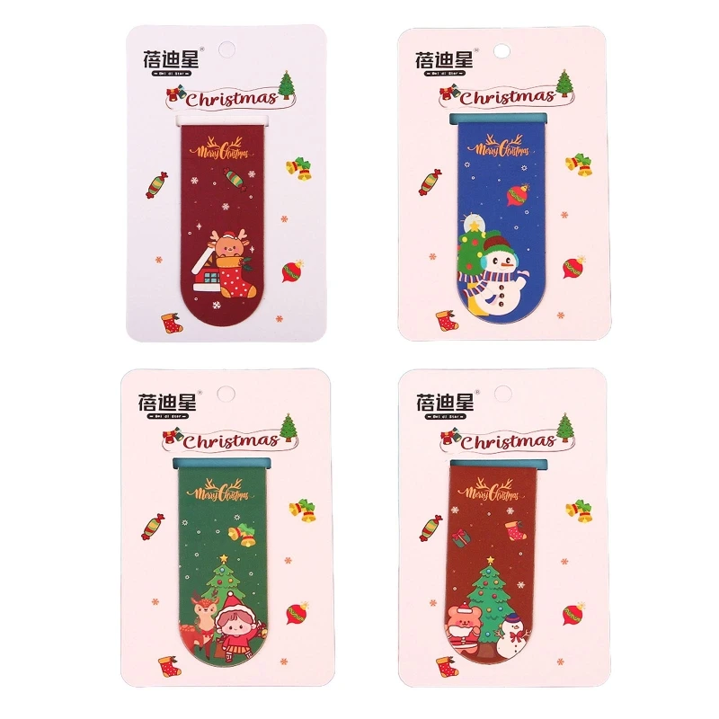 10Pcs Chritmas Magnetic Bookmarks Non-slip Book Page Clip Book Page Mark Christmas Party Favors for Kid Student Rewards
10Pcs Chritmas Magnetic Bookmarks Non-slip Book Page Clip Book Page Mark Christmas Party Favors for Kid Student Rewards