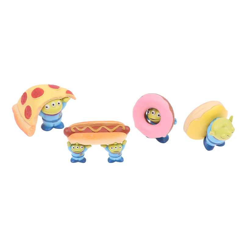 4Pcs Anime Toy Story Action Figure Alien Hot Dogs Pizza Donuts Kawaii Doll PVC Collectible Model Children Toy
4Pcs Anime Toy Story Action Figure Alien Hot Dogs Pizza Donuts Kawaii Doll PVC Collectible Model Children Toy