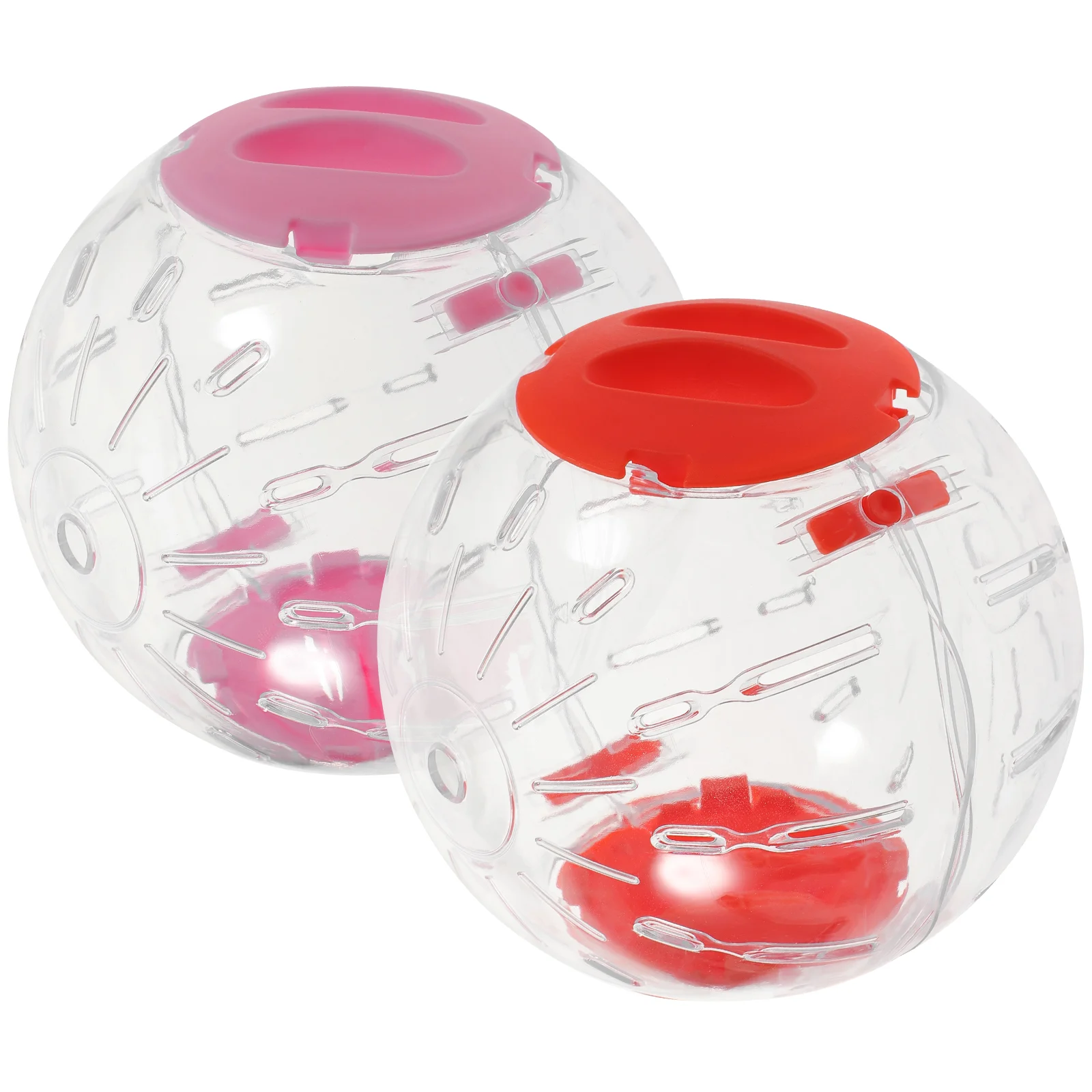 2 Pcs Small Mini Toys Sports Ball Chinchilla Exercise Balls Running Guinea Pig Toys Mini Clear Animals Pp 
2 Pcs Small Mini Toys Sports Ball Chinchilla Exercise Balls Running Guinea Pig Toys Mini Clear Animals Pp