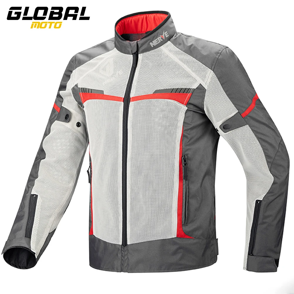 

Новая мотоциклетная куртка, летняя мотоциклетная сетчатая куртка, износостойкая уличная одежда для езды на мотоцикле, мужское мото оборудование