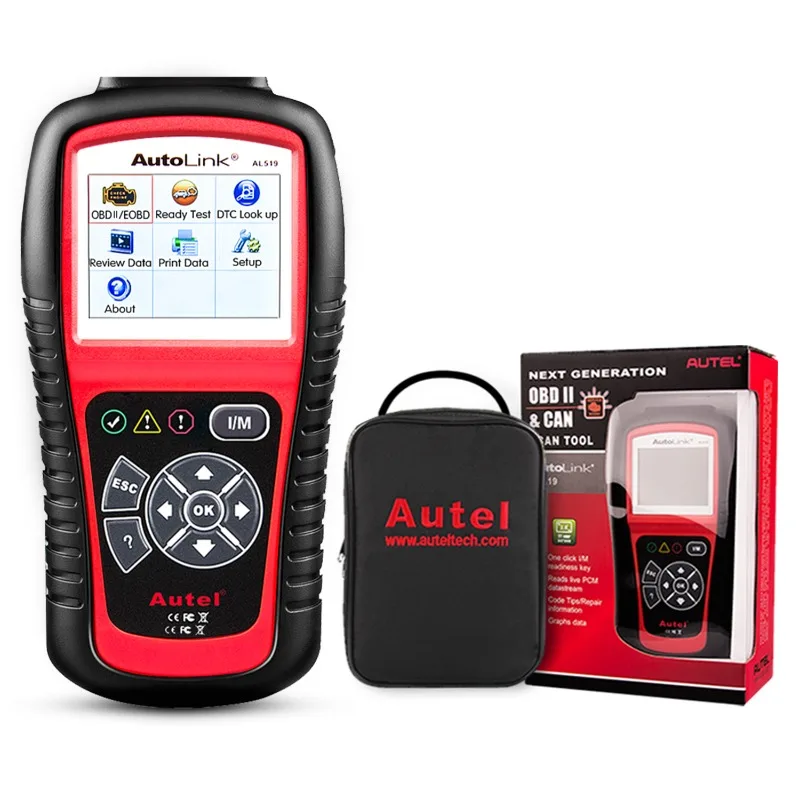 

Autel AL519 Original OBD2 Car Diagnostic Tool Automotive Scanner OBD 2 Vehicle Fault Code Reader Scanners Autel AutoLink AL519