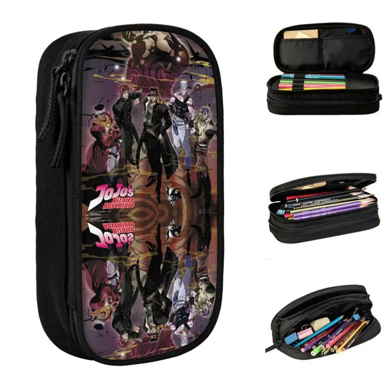 Jojo's Bizarre Adventure Cases Jojos No Kimyou Na Bouken Pen Holder Bag Student Big Capacity Students School Pencil Box
Jojo's Bizarre Adventure Cases Jojos No Kimyou Na Bouken Pen Holder Bag Student Big Capacity Students School Pencil Box