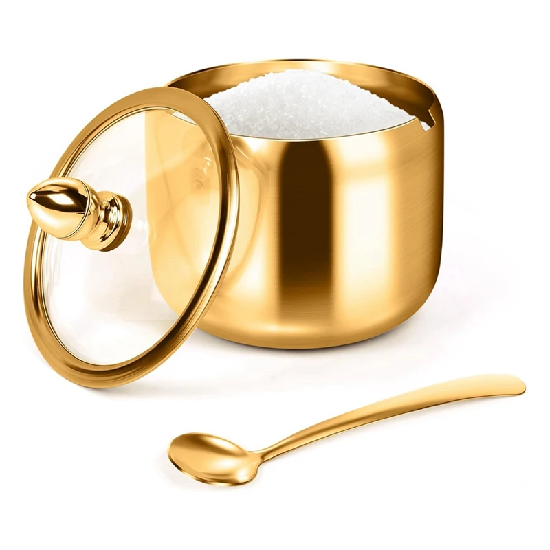 Sugar Container With Lid And Spoon For Coffee Bar Station Accessories Kitchen Storage For Salt, Coffee Bean
Sugar Container With Lid And Spoon For Coffee Bar Station Accessories Kitchen Storage For Salt, Coffee Bean