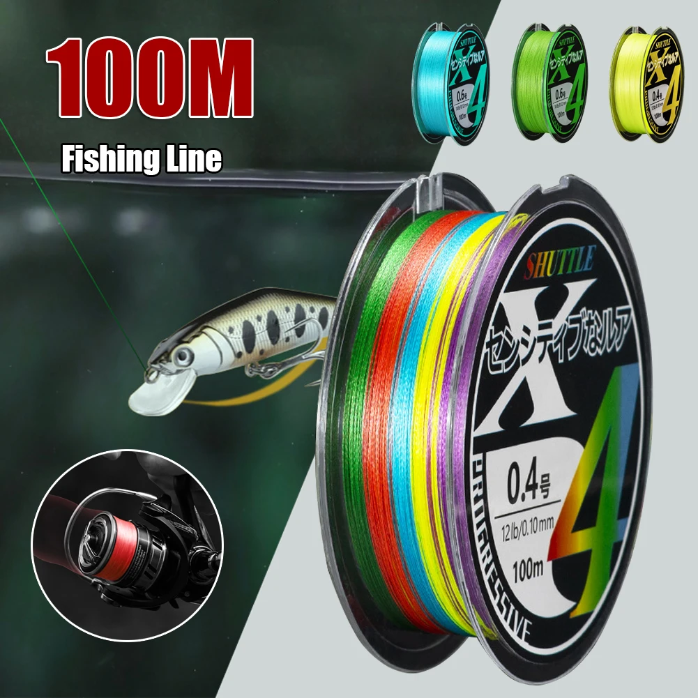 100M Fishing Line PE Line 4 Strands Braided 11LB-35LB Braided Fishing Wire Carp Fishing Freshwater Saltwater Fishing Accessories
100M Fishing Line PE Line 4 Strands Braided 11LB-35LB Braided Fishing Wire Carp Fishing Freshwater Saltwater Fishing Accessories