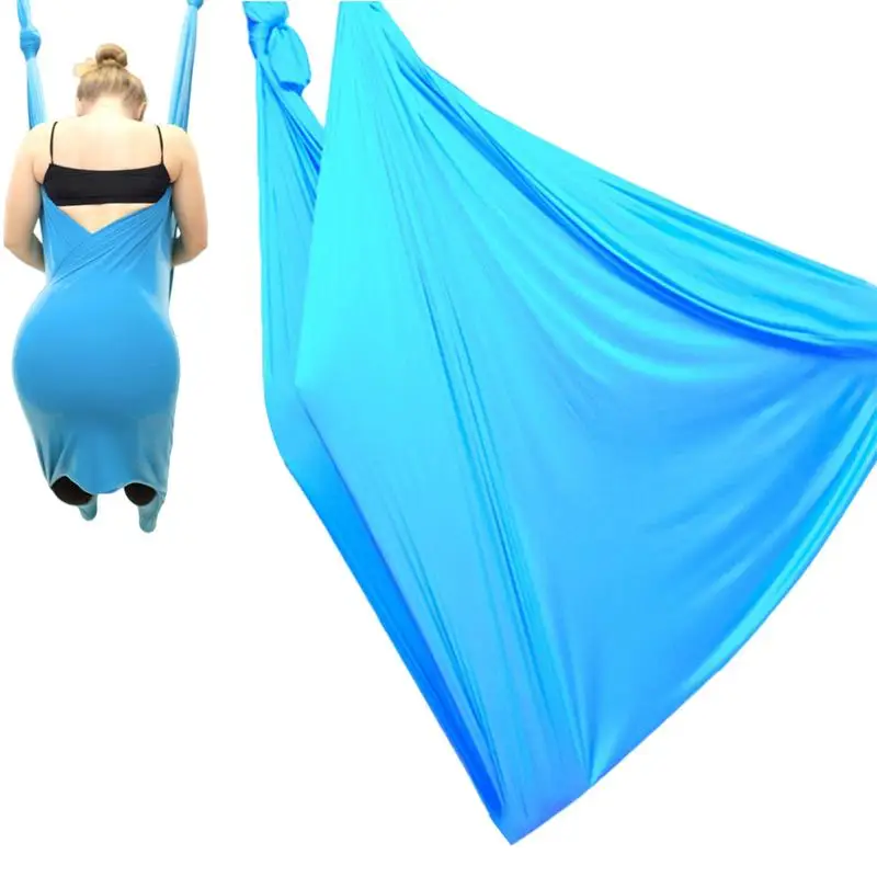 

5m Flying-Aerial Yoga Hammock Multifunction Anti-gravity Yoga Belts Elastic Silk Yoga Flying Swing For Yoga Training Yoga
