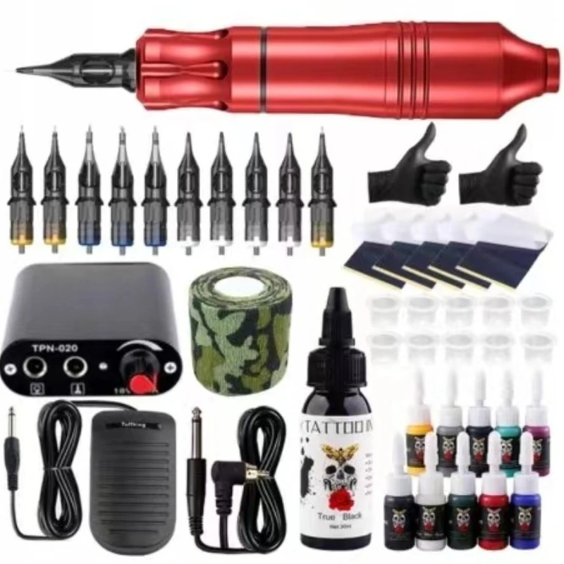 Tattoo Integrated Machine Kits Professional Tattoo Stick and Poke Needles Ink Set Beginner Permanent Makeup Devices for Body Art
Tattoo Integrated Machine Kits Professional Tattoo Stick and Poke Needles Ink Set Beginner Permanent Makeup Devices for Body Art