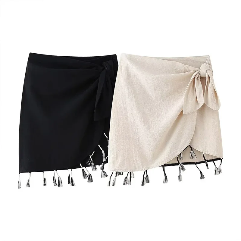 Summer Women's Halter 2024 New Casual Classic Vintage Tassel Tie Mini Halter Sexy Elegant Short Skirt
Summer Women's Halter 2024 New Casual Classic Vintage Tassel Tie Mini Halter Sexy Elegant Short Skirt