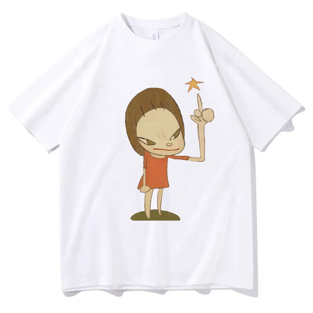 Yoshitomo Nara Girl Graphic Print T Shirts Men Women Casual Oversized T-shirts Cotton Short Sleeve Unisex Art Aesthetic Tshirt
Yoshitomo Nara Girl Graphic Print T Shirts Men Women Casual Oversized T-shirts Cotton Short Sleeve Unisex Art Aesthetic Tshirt