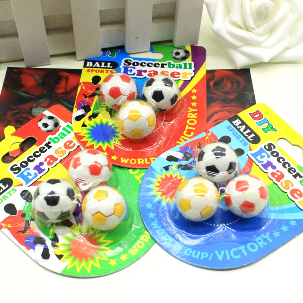 Rubber Erasers Mini Soccer Shaped Eraser Miniatures Football Ornaments Pencil Erasers For Schools Rewards 2. 3cm
Rubber Erasers Mini Soccer Shaped Eraser Miniatures Football Ornaments Pencil Erasers For Schools Rewards 2. 3cm