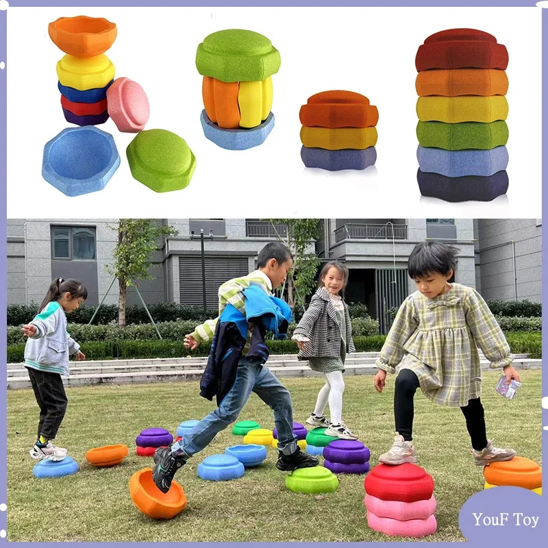 Foam Stepsstones Sensory Toys Kids Balance Training Balance Coordination Skills Toddler Stilts Outdoor Stacking Family Game Gift
Foam Stepsstones Sensory Toys Kids Balance Training Balance Coordination Skills Toddler Stilts Outdoor Stacking Family Game Gift