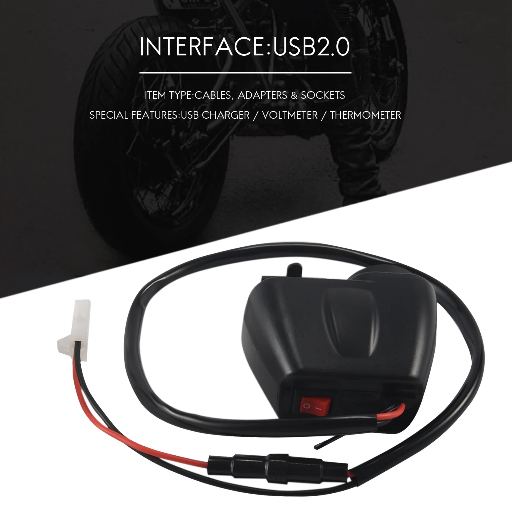 12V To 5V Motorcycle Usb Charger For Moto 2.1A 12V Motorcycle Charger With Voltmeter Led Display Thermometer
12V To 5V Motorcycle Usb Charger For Moto 2.1A 12V Motorcycle Charger With Voltmeter Led Display Thermometer