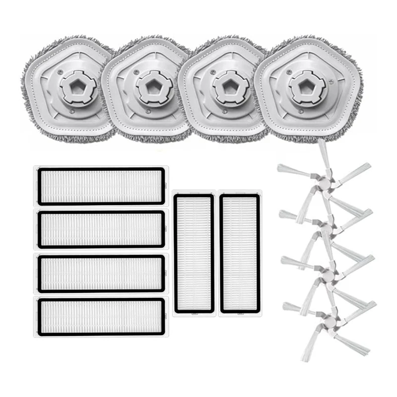 

Боковая щетка, HEPA фильтр, Швабра, ткань, аксессуары для Dreame Bot W10, 1 комплект