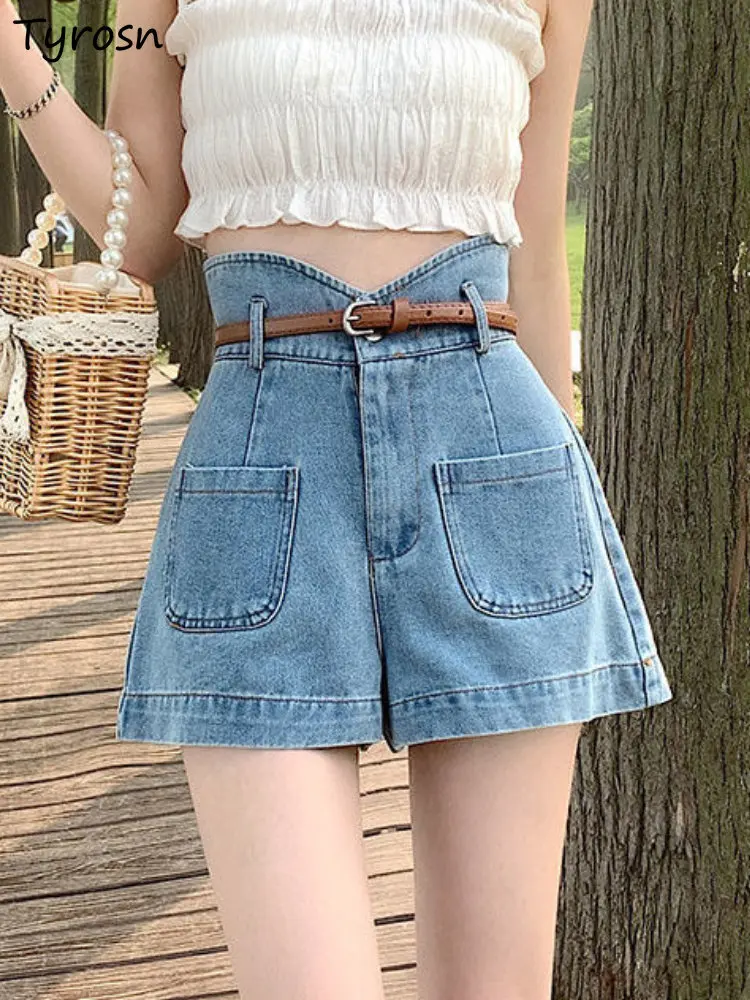 Shorts Women Fashion Simple Solid Design Loose S-5XL Leisure Denim Elegant Basic Korean Style Summer All-match Pockets Students
Shorts Women Fashion Simple Solid Design Loose S-5XL Leisure Denim Elegant Basic Korean Style Summer All-match Pockets Students