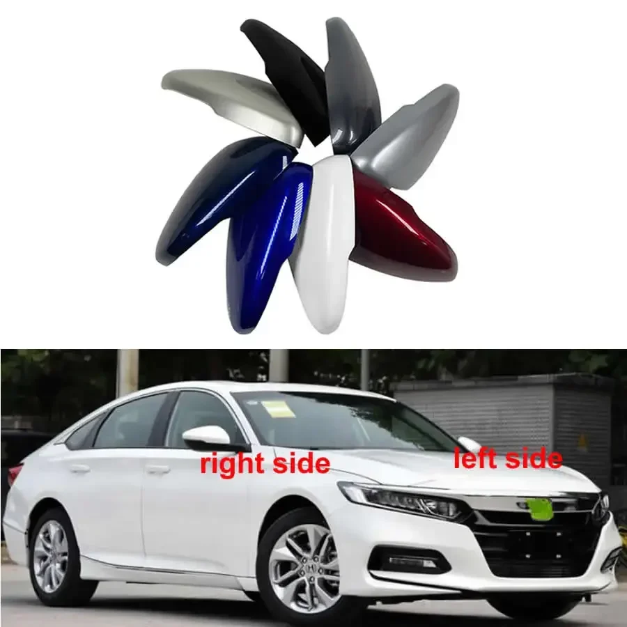 

For Honda Accord 2018 2019 2020 2021 Car Accessories Rearview Mirror Cover Side Mirrors Housing Shell with Lamp Type