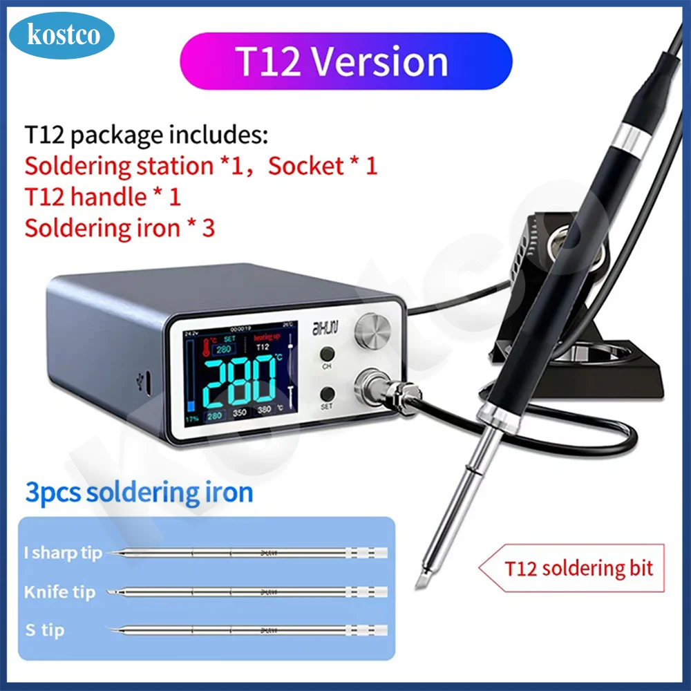 JCID Aixun T3A/T3B Intelligent Welding Station With Soldering Iron T245 T210 T115 Handle Welding Tips for Phone BGA Repair Tools
JCID Aixun T3A/T3B Intelligent Welding Station With Soldering Iron T245 T210 T115 Handle Welding Tips for Phone BGA Repair Tools