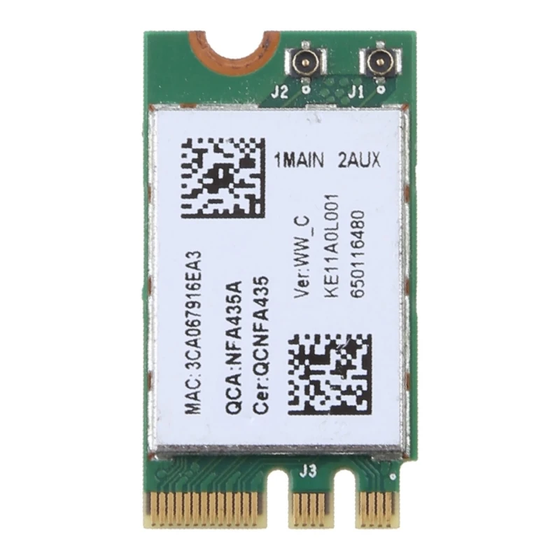 Внутренняя плата беспроводного адаптера компьютера для QCA9377 QCNFA435 802.11AC 2.4G/5G B0KA
Внутренняя плата беспроводного адаптера компьютера для QCA9377 QCNFA435 802.11AC 2.4G/5G B0KA