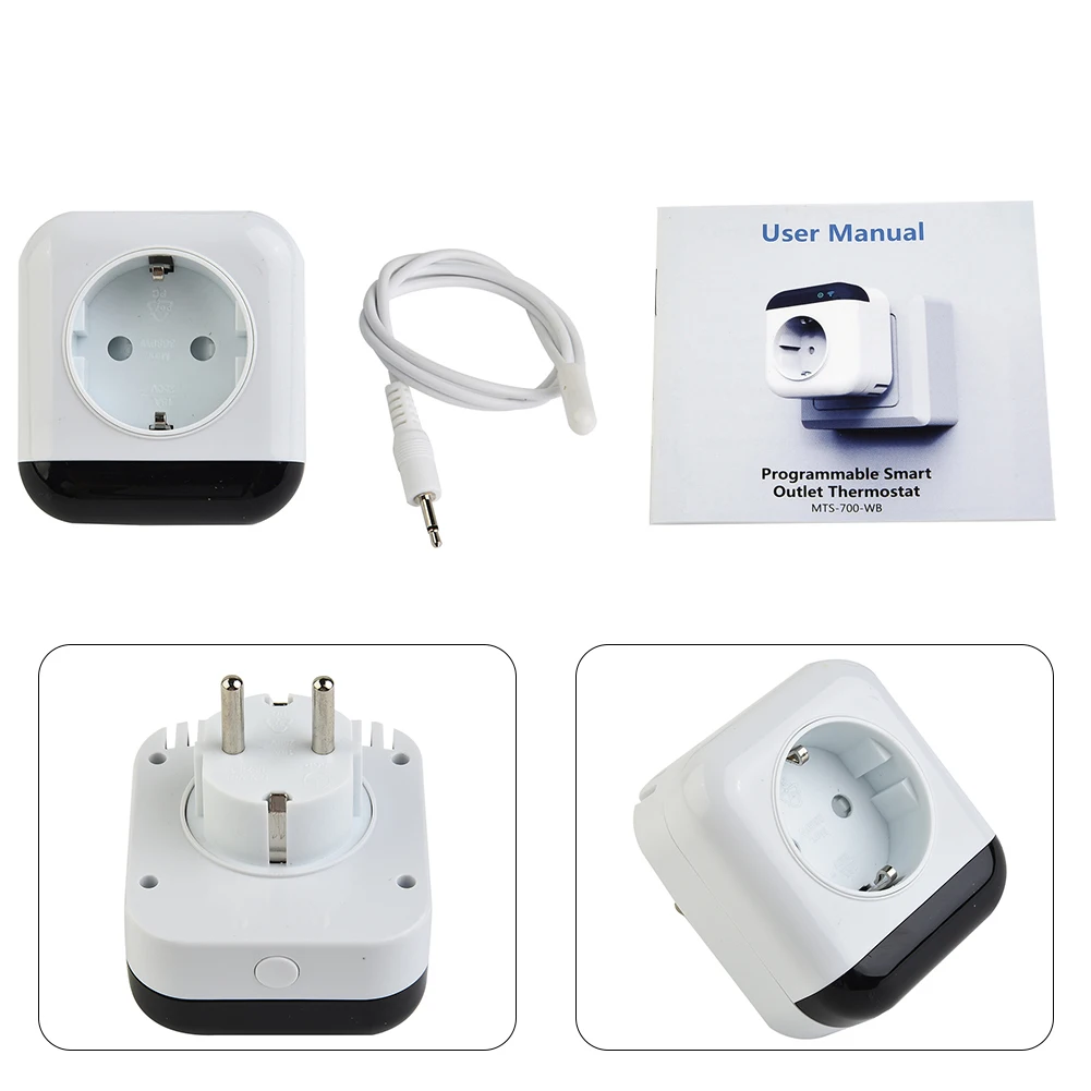 16A WiFi Smart Universal Thermostat Socket Sensor Digital Temperature Controller App-controlled Home Appliance Supplies
16A WiFi Smart Universal Thermostat Socket Sensor Digital Temperature Controller App-controlled Home Appliance Supplies