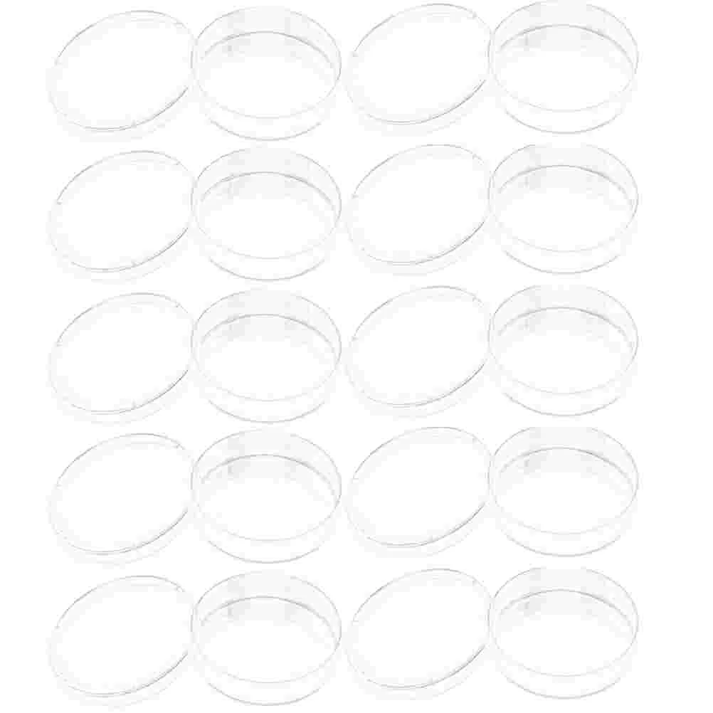 

10 Pcs Culture Plate Agar Plates Laboratory Petri Dish Plant Dishes with Lids Science Experiment Supplies Plastic