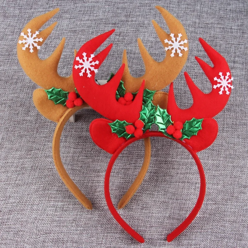 

Christmas headband, headband, children's gift, headdress, dress up, Christmas hat, adult, snowman, antlers, decorations, gifts
