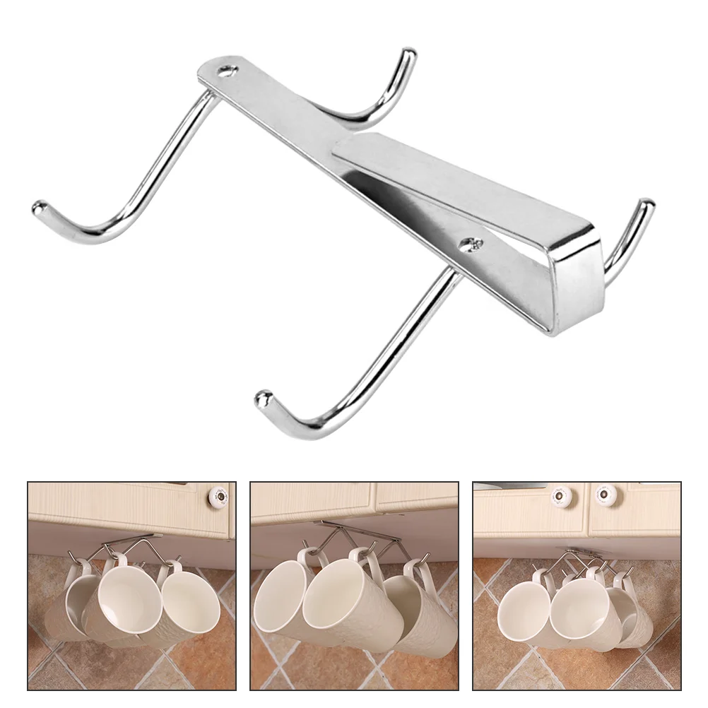 Cup Storage Holder Cup Hanger Hanging Stand Rack Stainless Shelf Punch Free Steel Mug Hook Home Display Stand Organizer Supplies
Cup Storage Holder Cup Hanger Hanging Stand Rack Stainless Shelf Punch Free Steel Mug Hook Home Display Stand Organizer Supplies