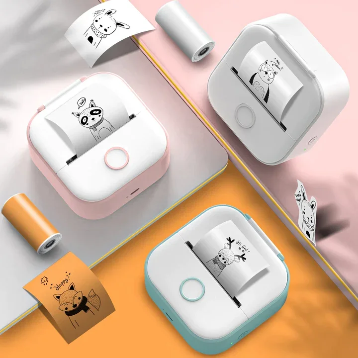 Mini Thermal Label Printer Portable Mini Label Printer Photo Thermal Adhesive Labels Printers Maker Inkless Bluetooth
Mini Thermal Label Printer Portable Mini Label Printer Photo Thermal Adhesive Labels Printers Maker Inkless Bluetooth