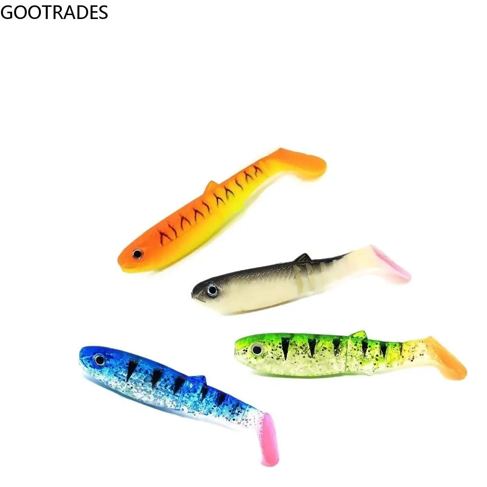 Artificial Silicone T-tail Bait 8cm/6g Soft Lures Biomimetic Wobblers Lure Fishing Accessories
Artificial Silicone T-tail Bait 8cm/6g Soft Lures Biomimetic Wobblers Lure Fishing Accessories