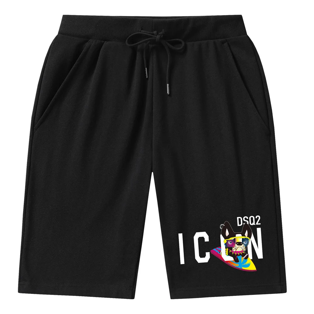 

Пляжные шорты DSQ2 ICON DSQICON2 DSQ подарок для мужчин и женщин модные трендовые спортивные шорты для спортзала с эластичным поясом хлопковые повседневные шорты