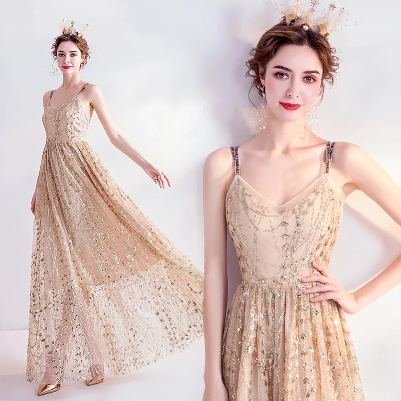 Spaghetti Strap Sexy Gold Chinese Qipao Dress Backless Birthday Evening Party Dress Backless Exquisite Cheongsam Robe De Soiree
Spaghetti Strap Sexy Gold Chinese Qipao Dress Backless Birthday Evening Party Dress Backless Exquisite Cheongsam Robe De Soiree