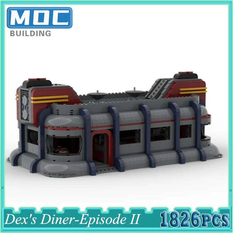 

Movie and Tv Game Series Dex's Diner Episode II Building Blocks DIY Model Moc Bricks Children's Holiday Toys Gift