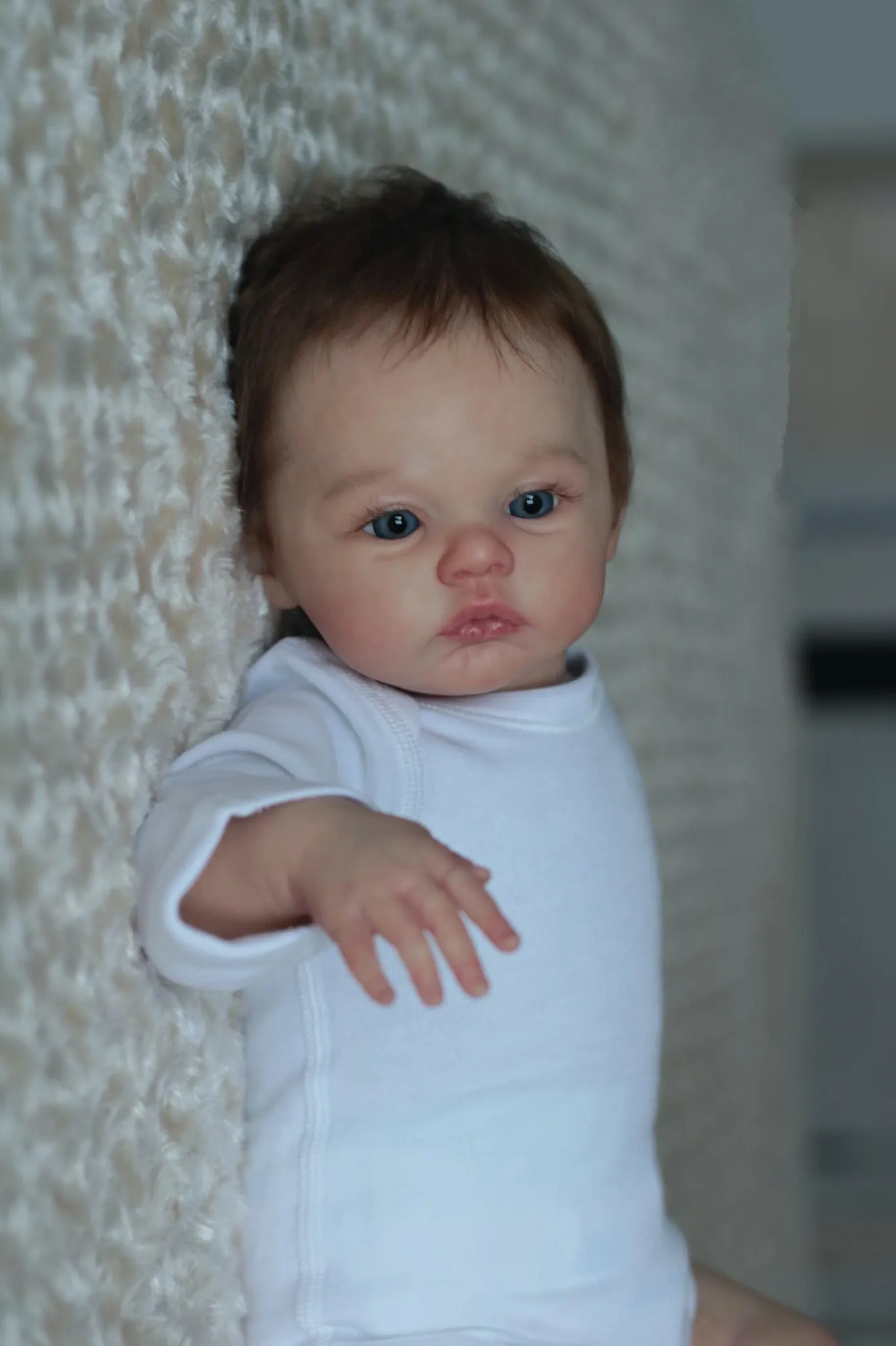 Full Silicone Vinyl Reborn Baby Doll Girl 3D Marble Texture SkinVisible Veins Soft Toy For Girl Dress Up Play Hous Boneca 43CM
Full Silicone Vinyl Reborn Baby Doll Girl 3D Marble Texture SkinVisible Veins Soft Toy For Girl Dress Up Play Hous Boneca 43CM