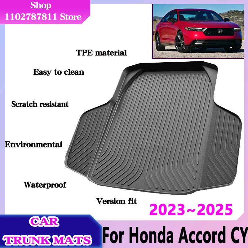 Car Rear Trunk Mat for Honda Accord 2023 Accessories CY 2024 2025 Waterproof Protect Anti-Slip TPE Material Cushion Storage Pad
Car Rear Trunk Mat for Honda Accord 2023 Accessories CY 2024 2025 Waterproof Protect Anti-Slip TPE Material Cushion Storage Pad