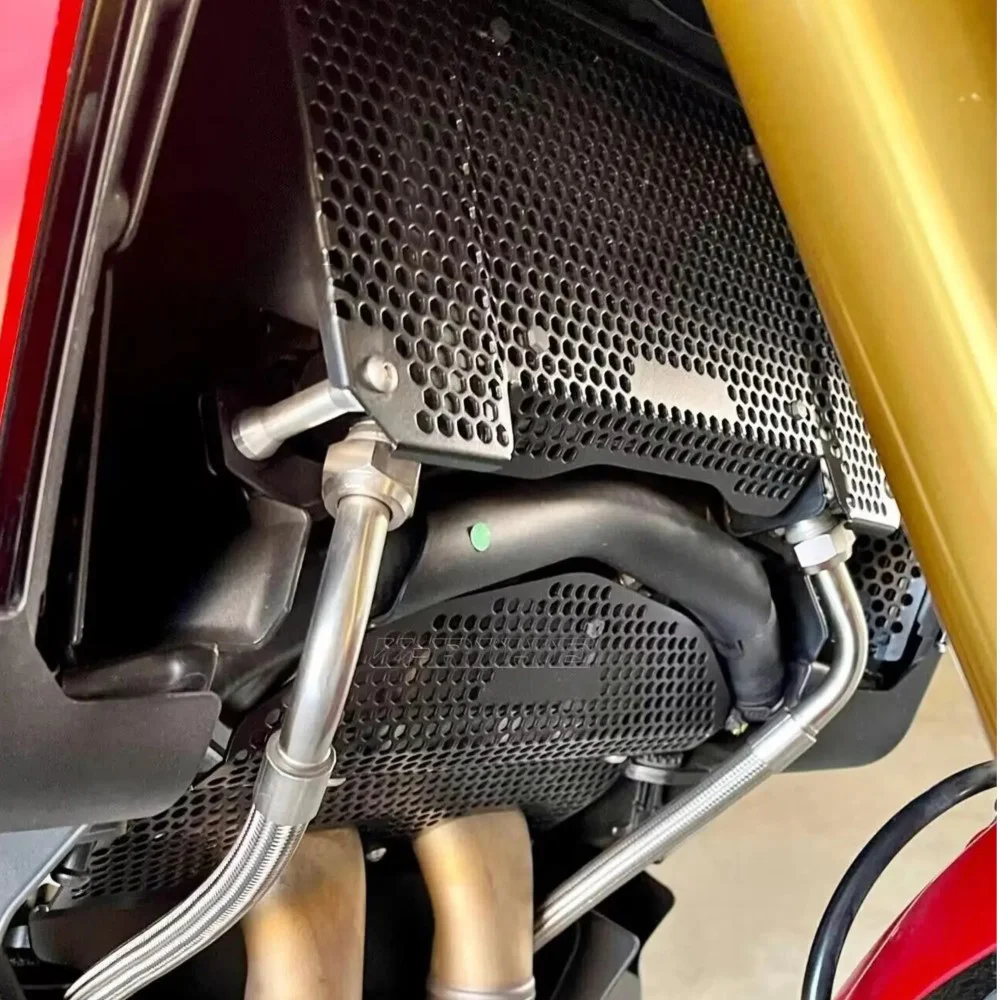 Radiator Grille Guard Protection Cover Radiator Cover Cylinder Head Engine Guard FOR Ducati Multistrada V4 Pikes Peak V4S Sport 
Radiator Grille Guard Protection Cover Radiator Cover Cylinder Head Engine Guard FOR Ducati Multistrada V4 Pikes Peak V4S Sport