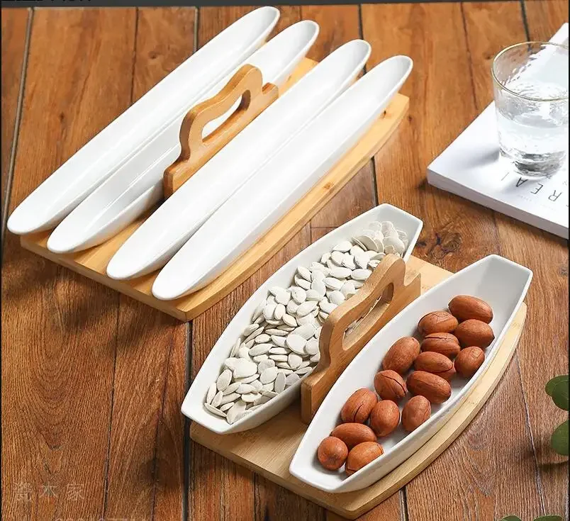 Creative Ceramic Dining Plate Wedding Party Nut Candy Snack Plate Restaurant Afternoon Tea Dessert Plate Home Decor Fruit Plate
Creative Ceramic Dining Plate Wedding Party Nut Candy Snack Plate Restaurant Afternoon Tea Dessert Plate Home Decor Fruit Plate