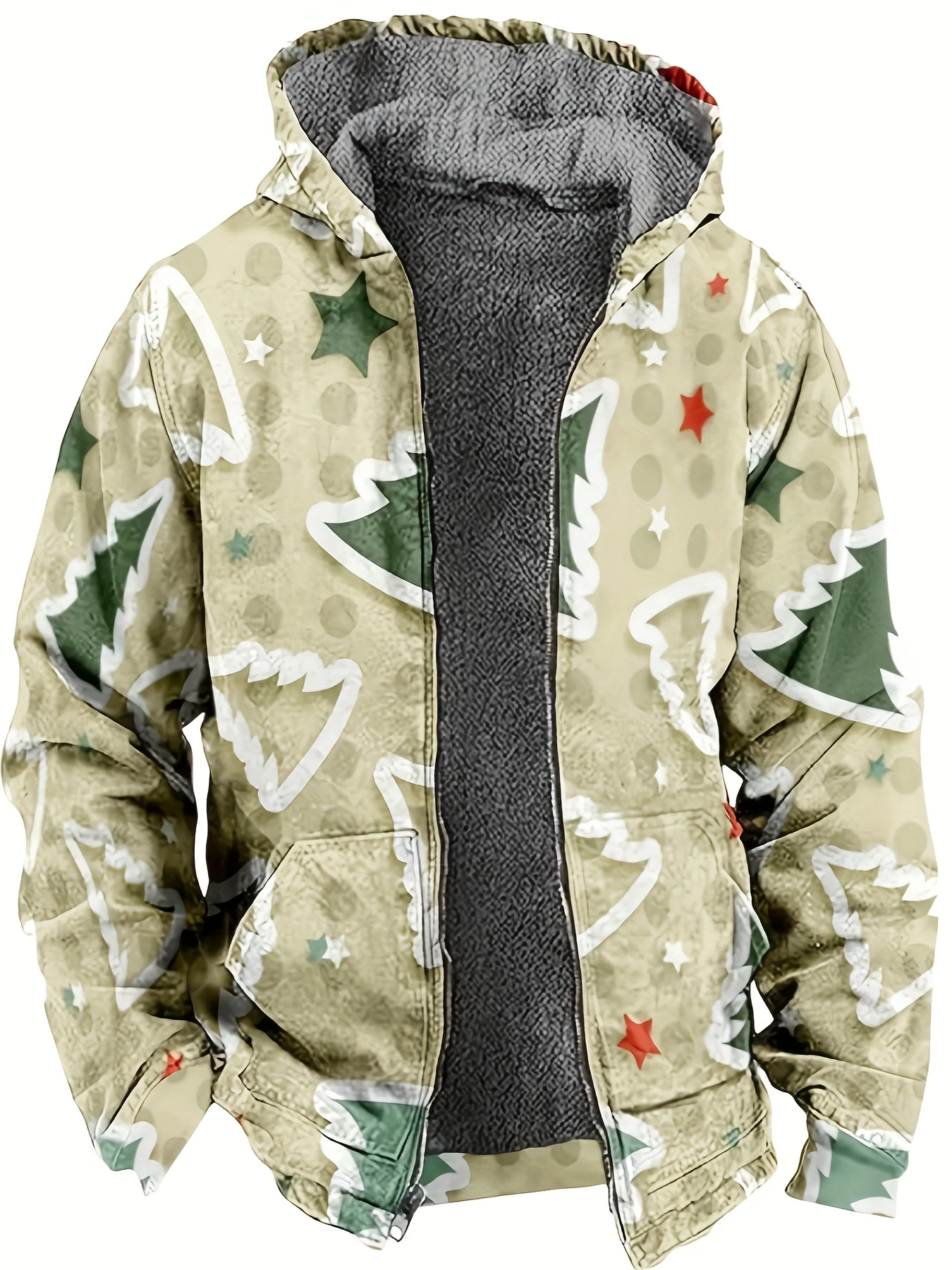 Мужская куртка с капюшоном и графическим принтом в виде рождественской елки, осенне-зимние топы, мужская одежда
Мужская куртка с капюшоном и графическим принтом в виде рождественской елки, осенне-зимние топы, мужская одежда