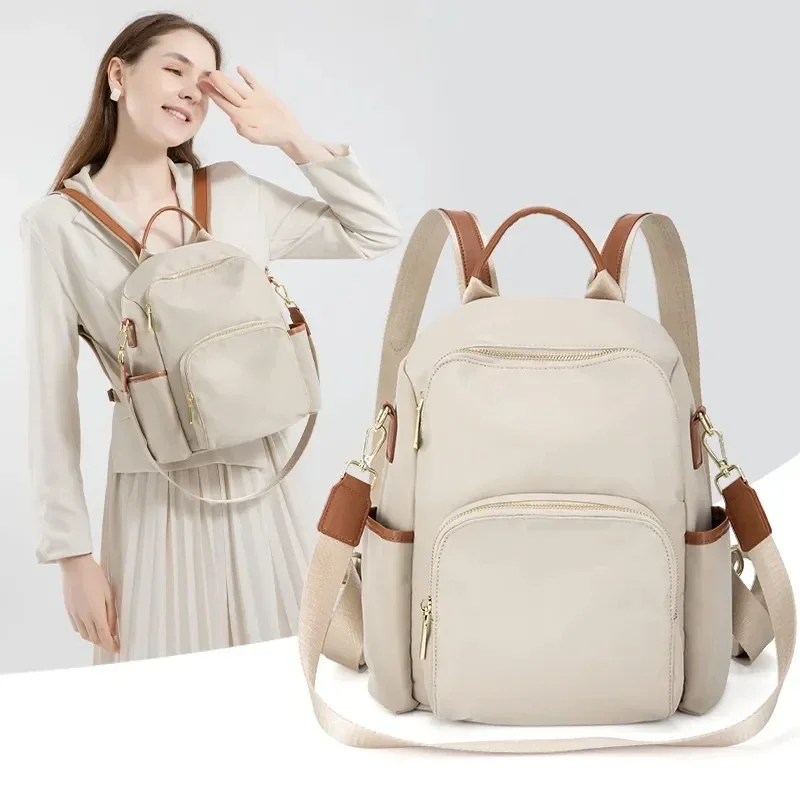 

Women Fashion Casual Backpack Multi-purpose Commuter Backpacks Girl's School Bag Oxford Sling Bag Female Backpack Travel Bagpack