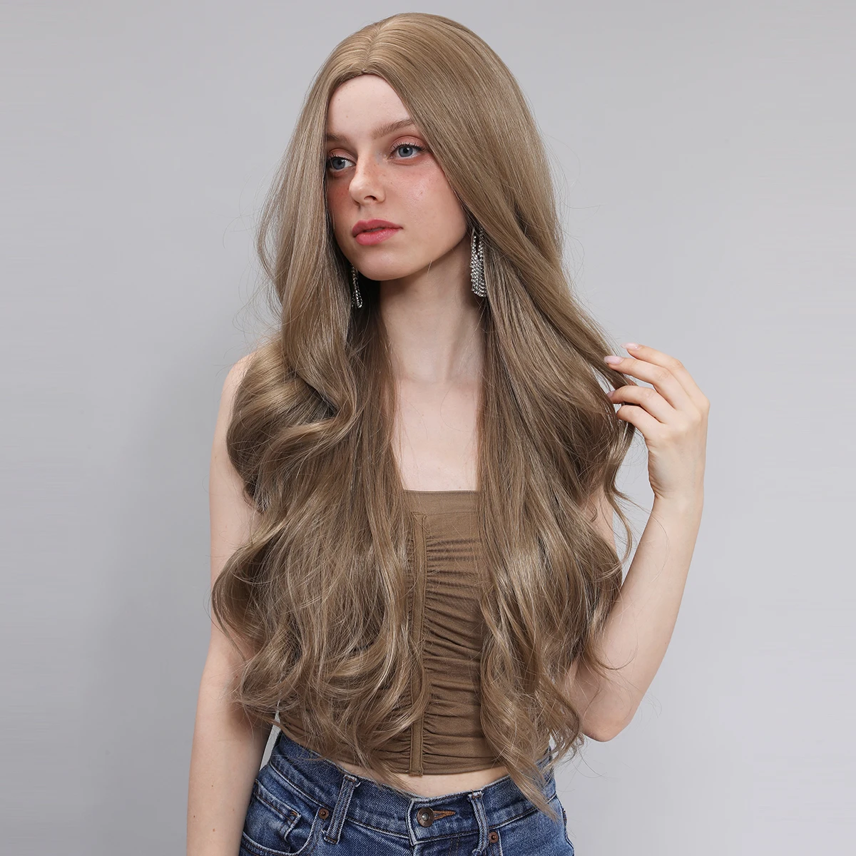 Smilco Fashion Long Grey Body Wavy Curly Hair Long Synthetic Wigs For Women Cosplay Daily Party Heat Resistant Bob Wig
Smilco Fashion Long Grey Body Wavy Curly Hair Long Synthetic Wigs For Women Cosplay Daily Party Heat Resistant Bob Wig