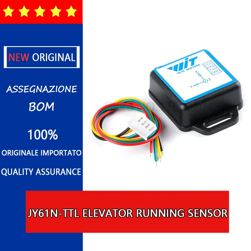 JY61N-TTL Elevator Safety Monitoring Motion Acceleration Velocity Vibration Sensor Internet of Things Serial Port
JY61N-TTL Elevator Safety Monitoring Motion Acceleration Velocity Vibration Sensor Internet of Things Serial Port