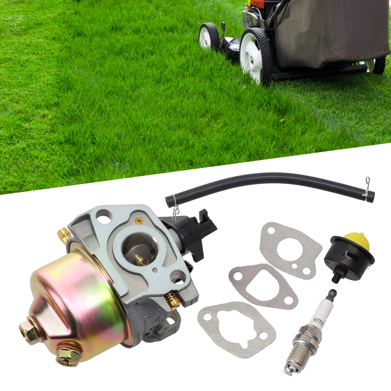 Carburetor Set For Einhell GC-PM 46/1 S GC-PM 51/2 S HW HBM 46 R Lawn Yard Garden Mower Accessories High Quality
Carburetor Set For Einhell GC-PM 46/1 S GC-PM 51/2 S HW HBM 46 R Lawn Yard Garden Mower Accessories High Quality