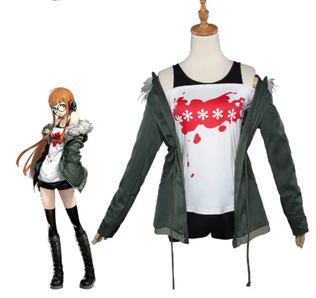 Anime Game Persona 5 Futaba Sakura Cosplay Costume Women Girls Full Set P5 Uniform Suit Casual Coat Halloween Jacket Shirt
Anime Game Persona 5 Futaba Sakura Cosplay Costume Women Girls Full Set P5 Uniform Suit Casual Coat Halloween Jacket Shirt