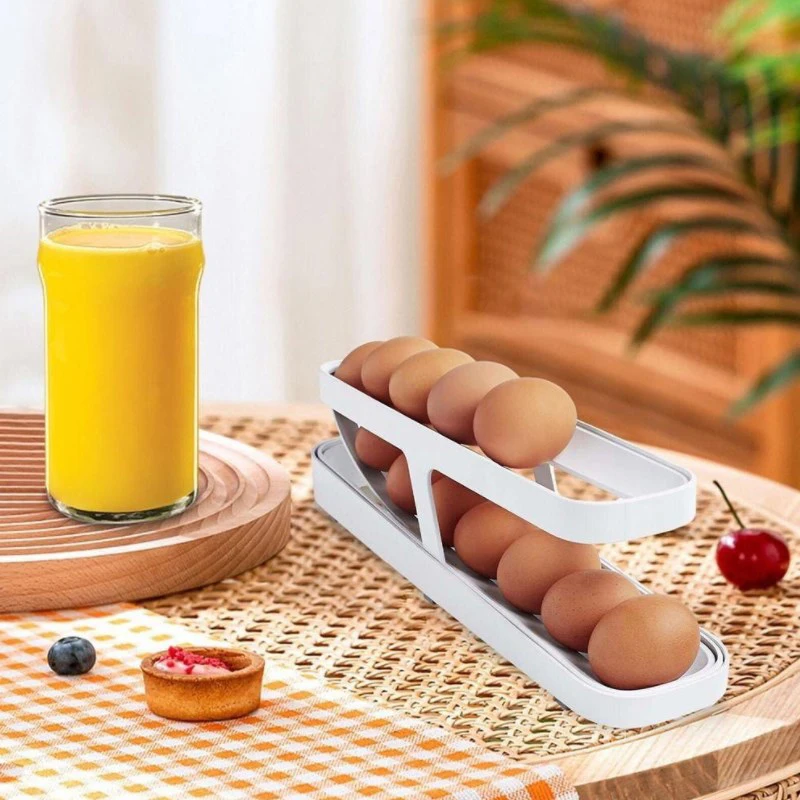 Automatic Rolling Egg Rack Bracket Storage Box Egg Organizer Roll Refrigerator Egg Dispenser Kitchen Use
Automatic Rolling Egg Rack Bracket Storage Box Egg Organizer Roll Refrigerator Egg Dispenser Kitchen Use