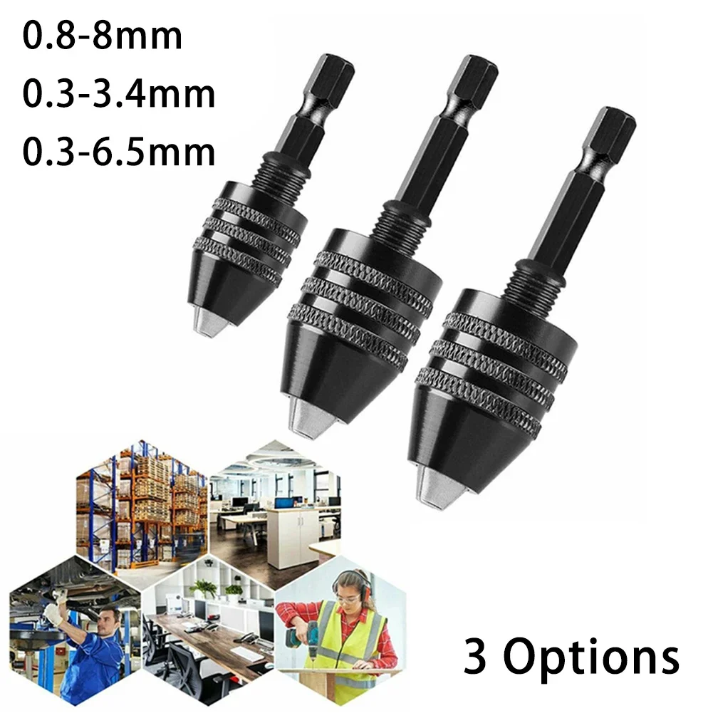 1PC Keyless Drill Chuck 1/4" Keyless Drill Chuck Hex Shank Adapter Converter Quick Change Quick-change Adapters Drill Bit Acces
1PC Keyless Drill Chuck 1/4" Keyless Drill Chuck Hex Shank Adapter Converter Quick Change Quick-change Adapters Drill Bit Acces