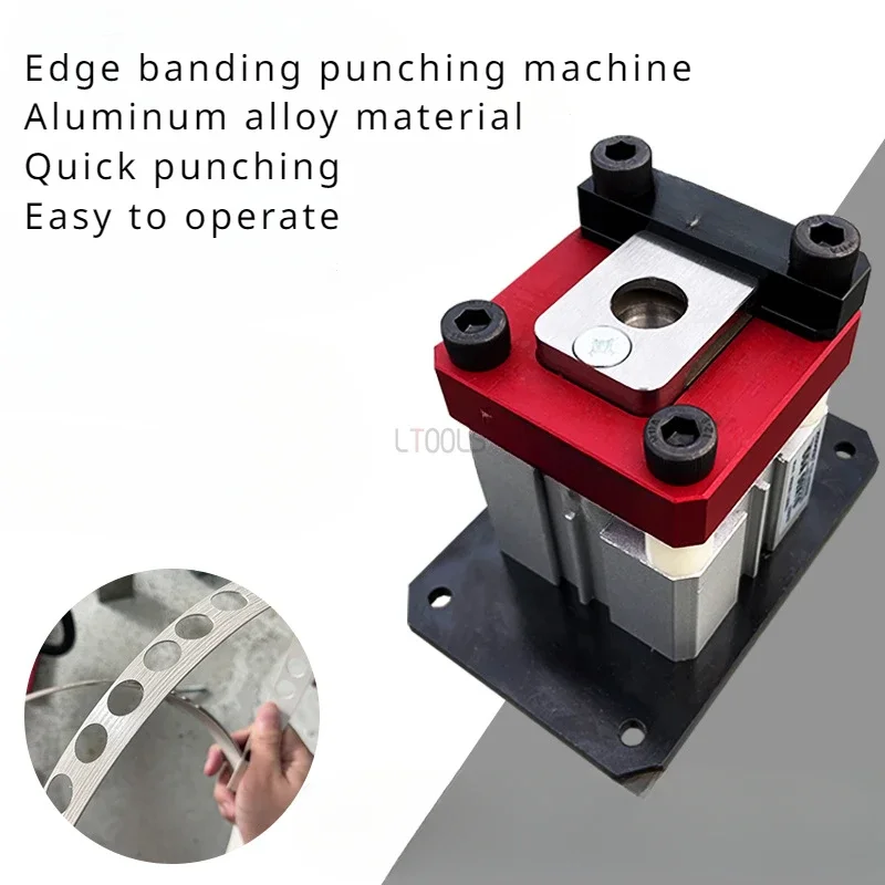 

Woodworking 3 in 1 Edge Banding Punching Machine Wood Processing Punching Hole Pasting Invisible Cover Pasting Machine Tools DIY