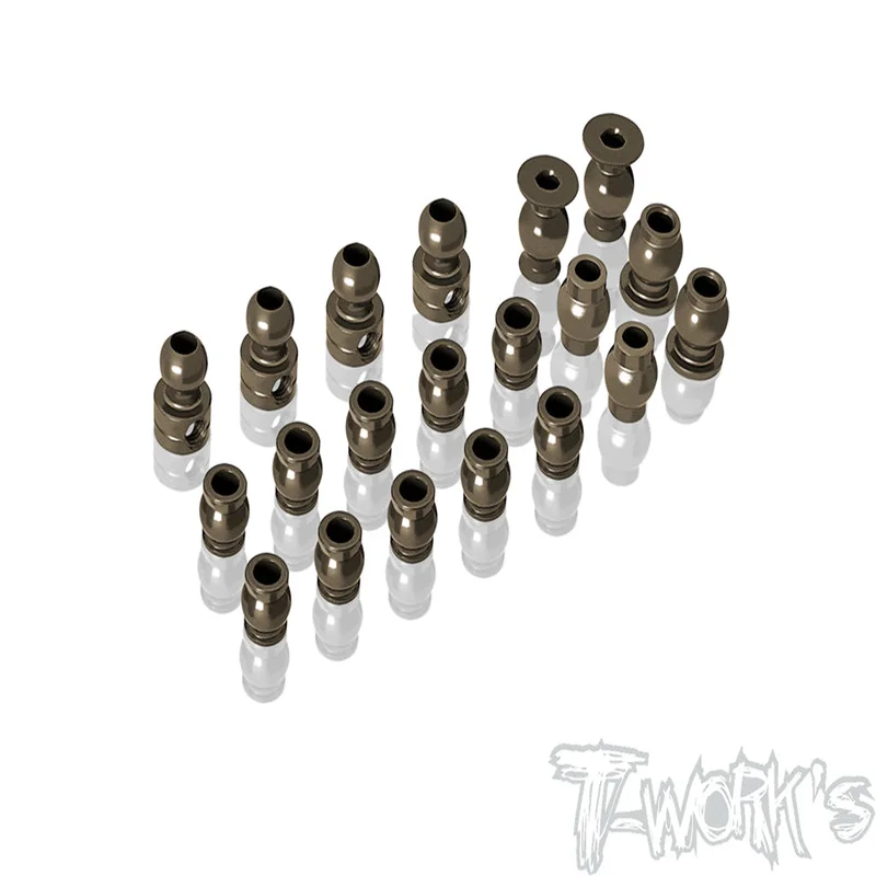 

Original T works TO-320 7075-T6 Hard Coated Alum. Ball Set ( For Xray XB8 2022 ) 20pcs.ssional Rc part