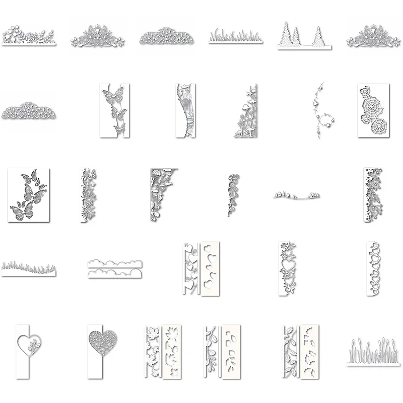 New Hot Selling Butterfly, Love, Flower, Grass, Spider Web And Other Lace Series Metal Cutting Die Scrapbook Stamps/album Decora 
New Hot Selling Butterfly, Love, Flower, Grass, Spider Web And Other Lace Series Metal Cutting Die Scrapbook Stamps/album Decora